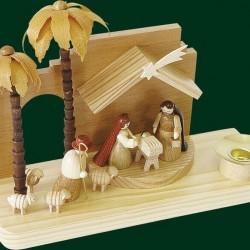 New Crib Nativity Oriental Christmas Decorations Erzgebirge New 17513