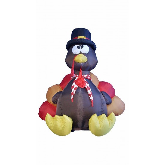 6 Foot Thanksgiving Inflatable Turkey