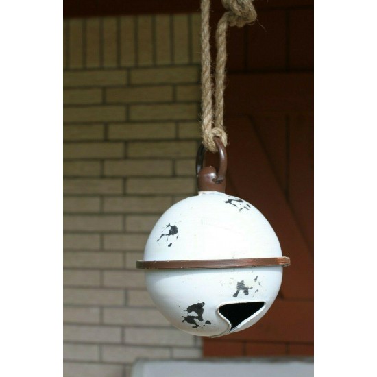 Extra Large Jingle Bell For Hanging, 10 inch each, Rustic Christmas Decor,1 bell