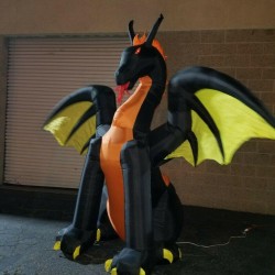 Large Airblown Inflatable Dragon for Halloween