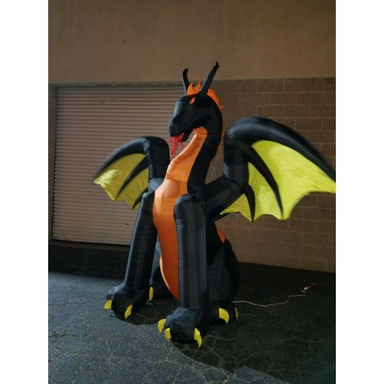 Large Airblown Inflatable Dragon for Halloween