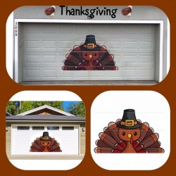 Garage Door Magnets -  Decorative Thanksgiving Turkey