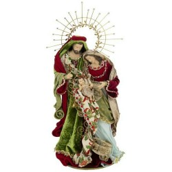 Mark Roberts 2020 Collection Holy Family 29.5-Inch Green Figurine