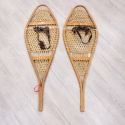 Authentic Vintage Pair of Used Snowshoes (47-90-G3473) Y8U