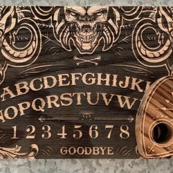 Ouija Board Decor Wooden