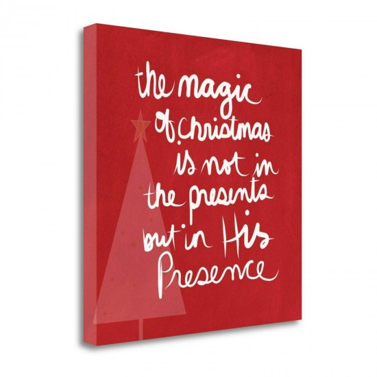 The Magic of Christmas - Red by Linda Woods, Gallery Wrap  24