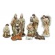 Holy Family Christmas Ornate Nativity Scene Light Colored 18 Inch 11-Piece Set