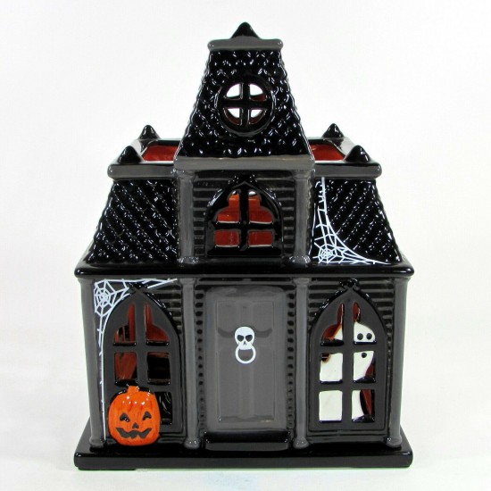 Slatkin & Co Haunted House Candle Luminary Bath & Body Works 2010 In box