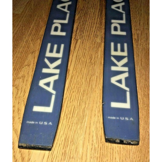 Great Decor! Vintage Rossignol Skis Lake Placid, Blue