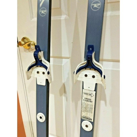 Great Decor! Vintage Rossignol Skis Lake Placid, Blue