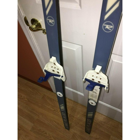 Great Decor! Vintage Rossignol Skis Lake Placid, Blue