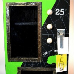 NEW HTF Witch's Brew Halloween Display Cabinet Green Decor Witches Brew