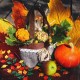 10X(300 Pieces Thanksgiving Leaves Table Scatter Mini Acrylic Leaves Acryli M4E0