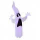 HALLOWEEN INFLATABLE DECOR 12 Ft White Ghoul Ghost LED Lights Lightshow