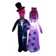 Day of The Dead Couple Halloween Inflatable LED Lights Decor Outdoor Holiday