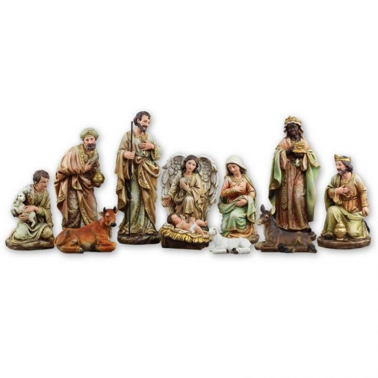 Holy Family Christmas Nativity Scene 12 Inch 11-Piece Set