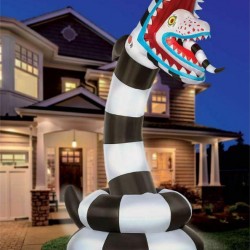 Officially Licensed Sandworm From Beetlejuice Inflatable Halloween Decoration