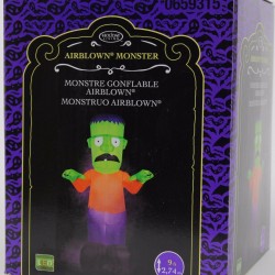 Halloween Gemmy 9 FT Light up Frankenstein Monster Airblown Inflatable