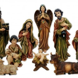 Holy Family Christmas Nativity Scene 21 Inch 11-Piece Set