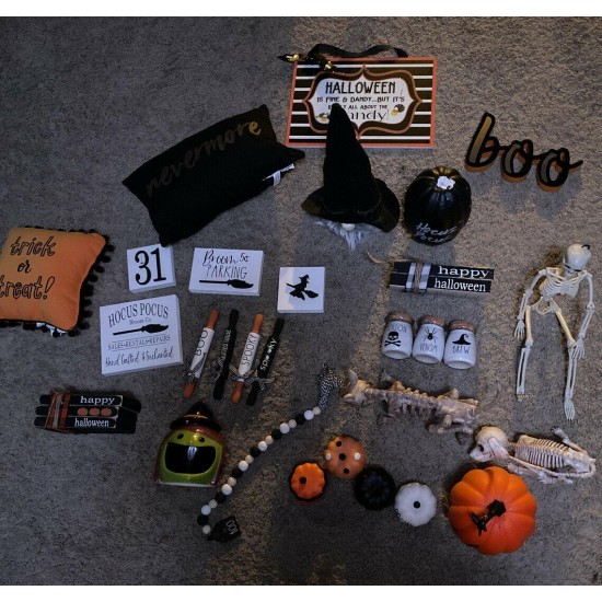 Lot Of (29) Assorted Halloween Decor