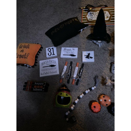 Lot Of (29) Assorted Halloween Decor