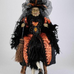 Karen Didion Amber Sitting Witch (HA26-07)