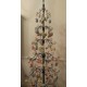 10 FOOT Metal Tree Alternative Ornament Display, Christmas Holiday, 6 tier level