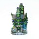 Haunted House Flickering Lighted Halloween Village Building 15