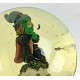 Vintage Halloween Musical Snow Globe Witch Pumpkin Ghosts Skull Decor Gift Video