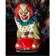 2' Spooky Driving Circus Clown Sound Activated Animatronic Halloween Decoration