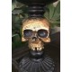 FANCY HALLOWEEN PUMPKINS TREE SCARY SKELETON  SKULL CENTERPIECE TABLE DECOR