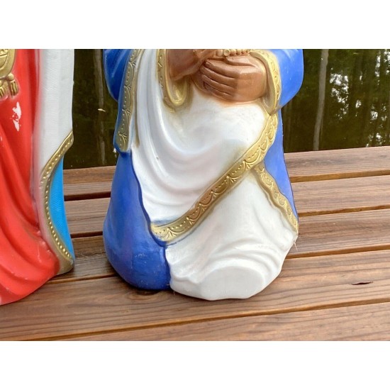 General Foam 3 Wise Men Large Nativity Blow Mold Set Christmas Lighted Outdoor