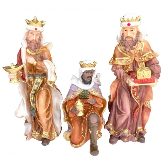 Nativity Set Jesus,Mary, Joseph, Shepherd,Guardian Angel,Three Kings & Animal