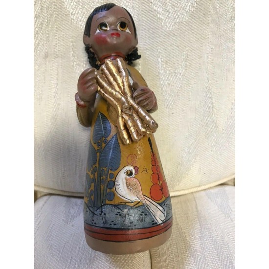 15PC LARGE 12” HANDMADE MEXICAN POTTERY NATIVITY MANGER TONALA