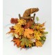 GNOME FUN CENTERPIECE FALL HARVEST THANKSGIVING LARGE ARRANGEMENT HANDMADE NEW