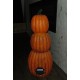 2.5 ft Halloween Animated Light Up Eerie Laughing Pumpkin Stack Trio BN VIDEO