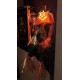 48” Fiber Optic Scarecrow Pumpkin JOL Autumn Fall Halloween Trendmasters 2002