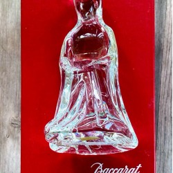 BACCARAT Nativity Scene Mary Kneeling NIB Perfect Signed French Crystal 6