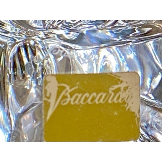 BACCARAT Nativity Scene Mary Kneeling NIB Perfect Signed French Crystal 6