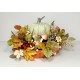 PUMPKIN LARGE CERAMIC CENTERPIECE FALL HARVEST THANKSGIVING TABLE DECORATION