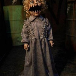 2.9 Foot Tall Creepy Talking Orphan Doll Scary Animatronic Halloween Decoration