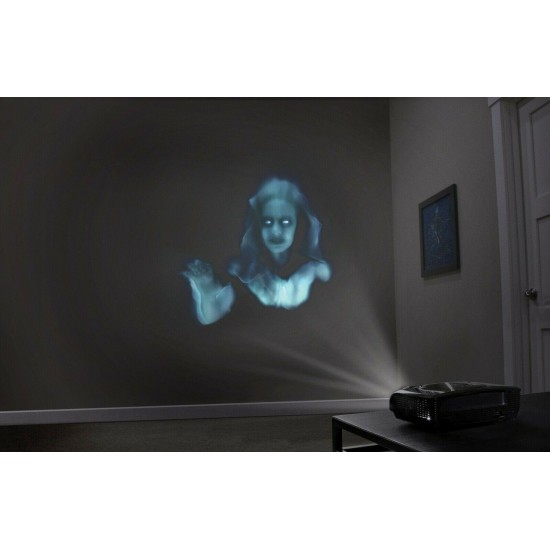 AtmosFearFX Ghostly Apparitions Halloween DVD + 2 Screens (RD) + LED Projector