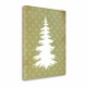 White Christmas Tree Bg by Tara Moss, Gallery Wrap Canvas  20