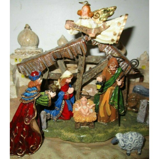 Christmas Nativity Scene amazing rare size 20