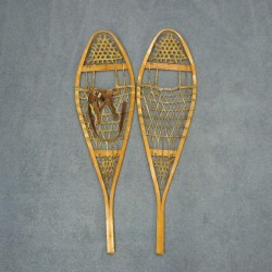 Authentic Vintage Pair of Snowshoes Used Gallery (47-90-G190) ET