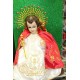 Niño Dios con Vestido Niño Dios Sagrado Corazon y Silla