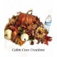 Thanksgiving Dining Centerpiece Rustic Pumpkin Floral Arrangement CUSTOM Design.