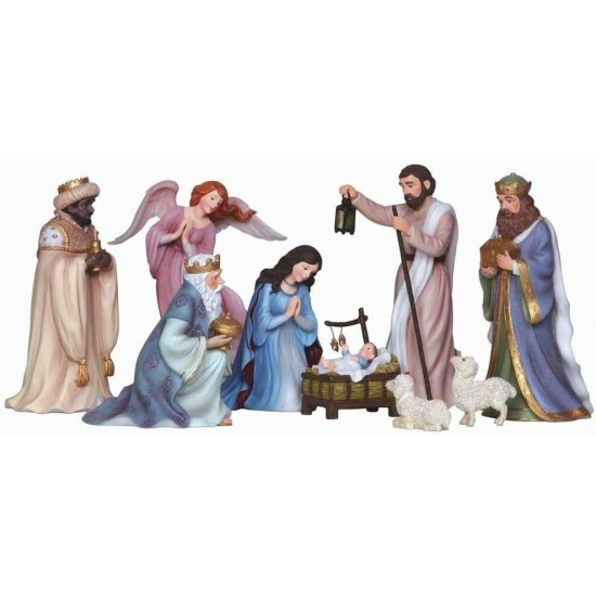 BRAND NEW IN THE BOX PIPKA 9 PIECE NATIVITY SET GORGEOUS FREE SHIPPING! ON SALE