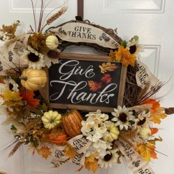 Seasonal Autumn Door Wreath