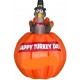 HALLOWEEN THANKSGIVING 4.5 FT ANIMATED TURKEY INFLATABLE AIRBLOWN YARD DECOR